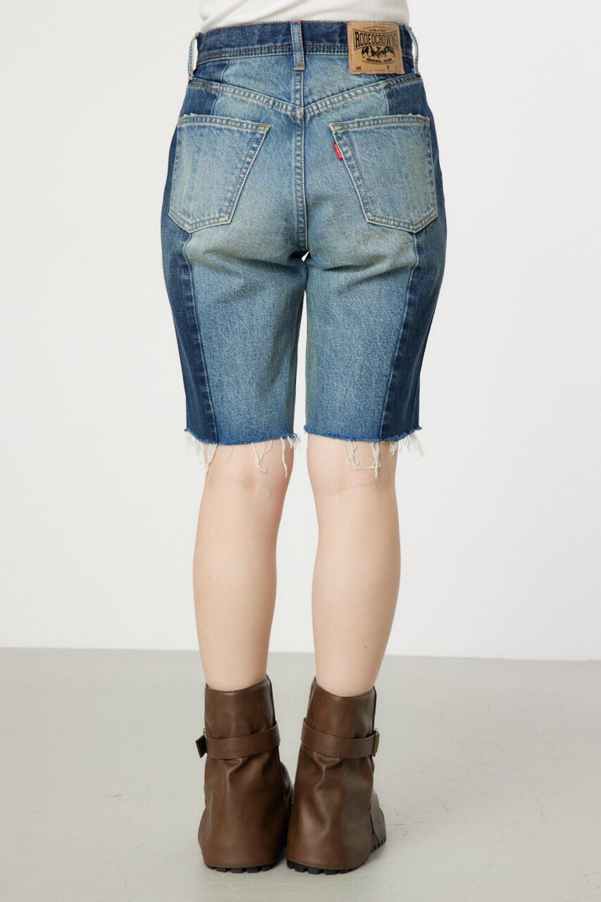 RODEO CROWNS「デニムハーフパンツ」|デニム|