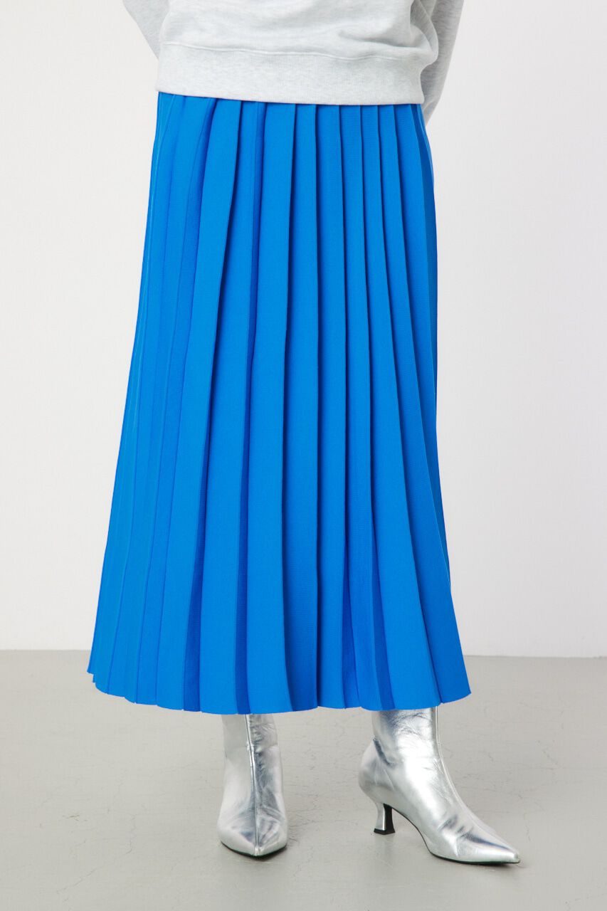 RODEO CROWNS「ニットプリーツスカート」|スカート|BLU