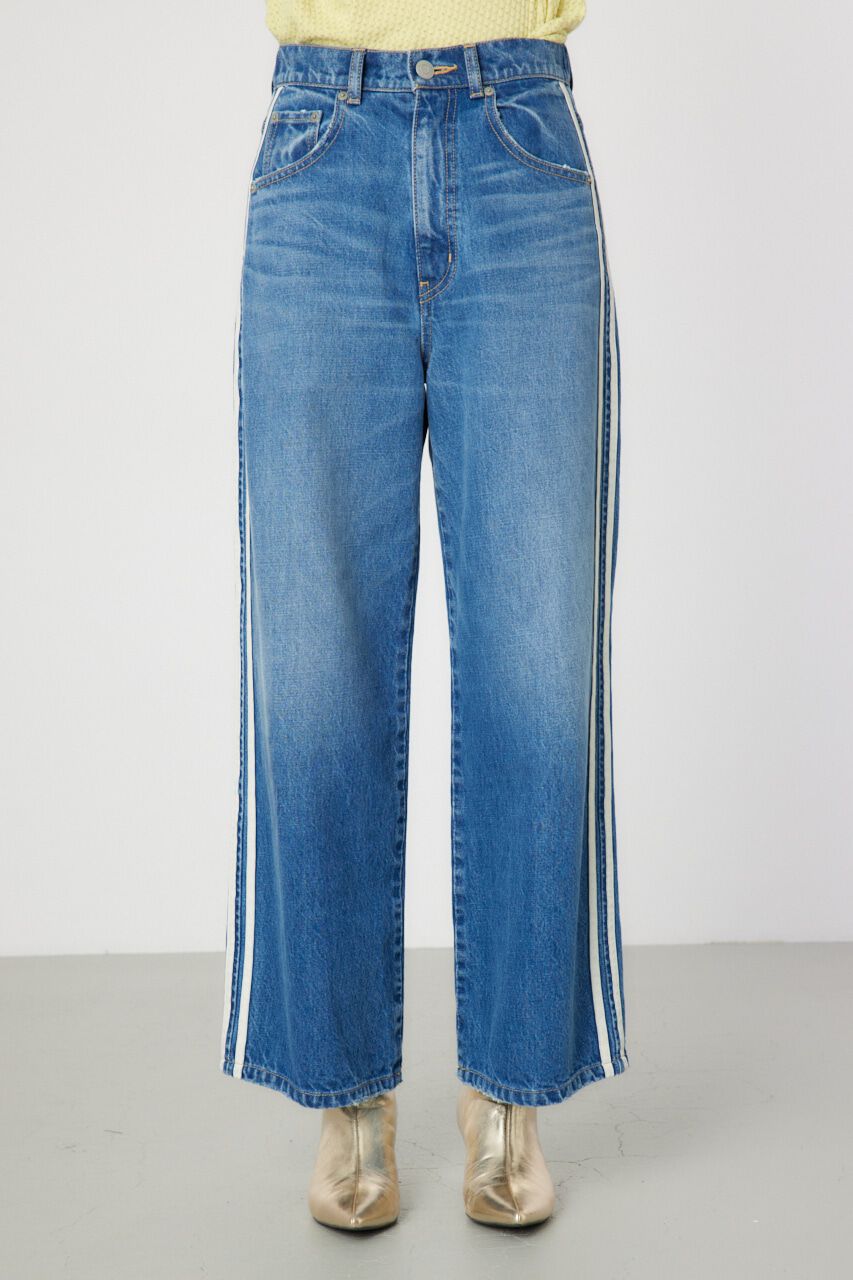 RODEO CROWNS「サイドラインルーズデニム」|デニム|