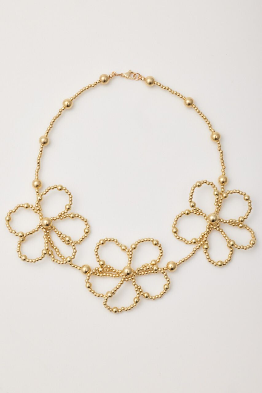 RODEO CROWNS「フラワービーズネックレス」|ネックレス|GLD