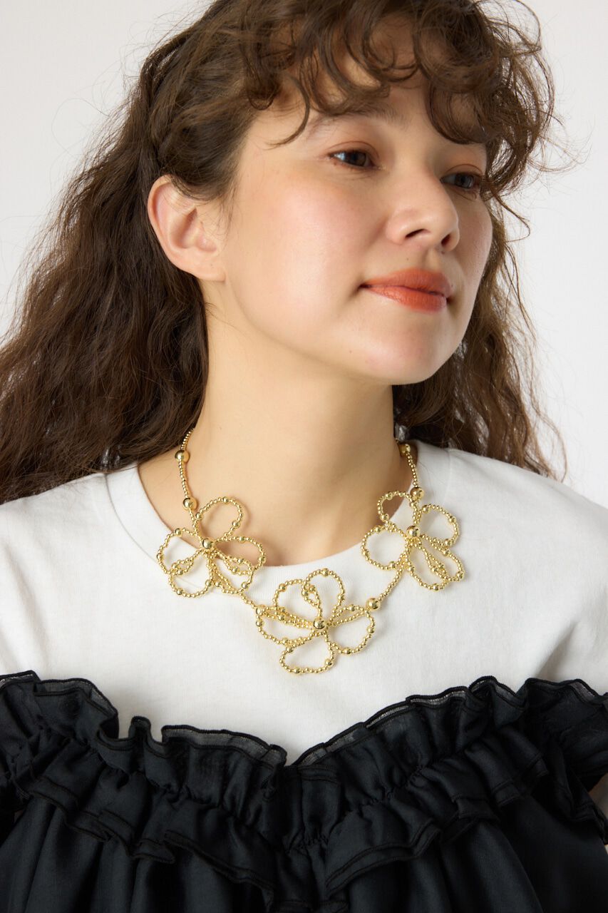 RODEO CROWNS「フラワービーズネックレス」|ネックレス|