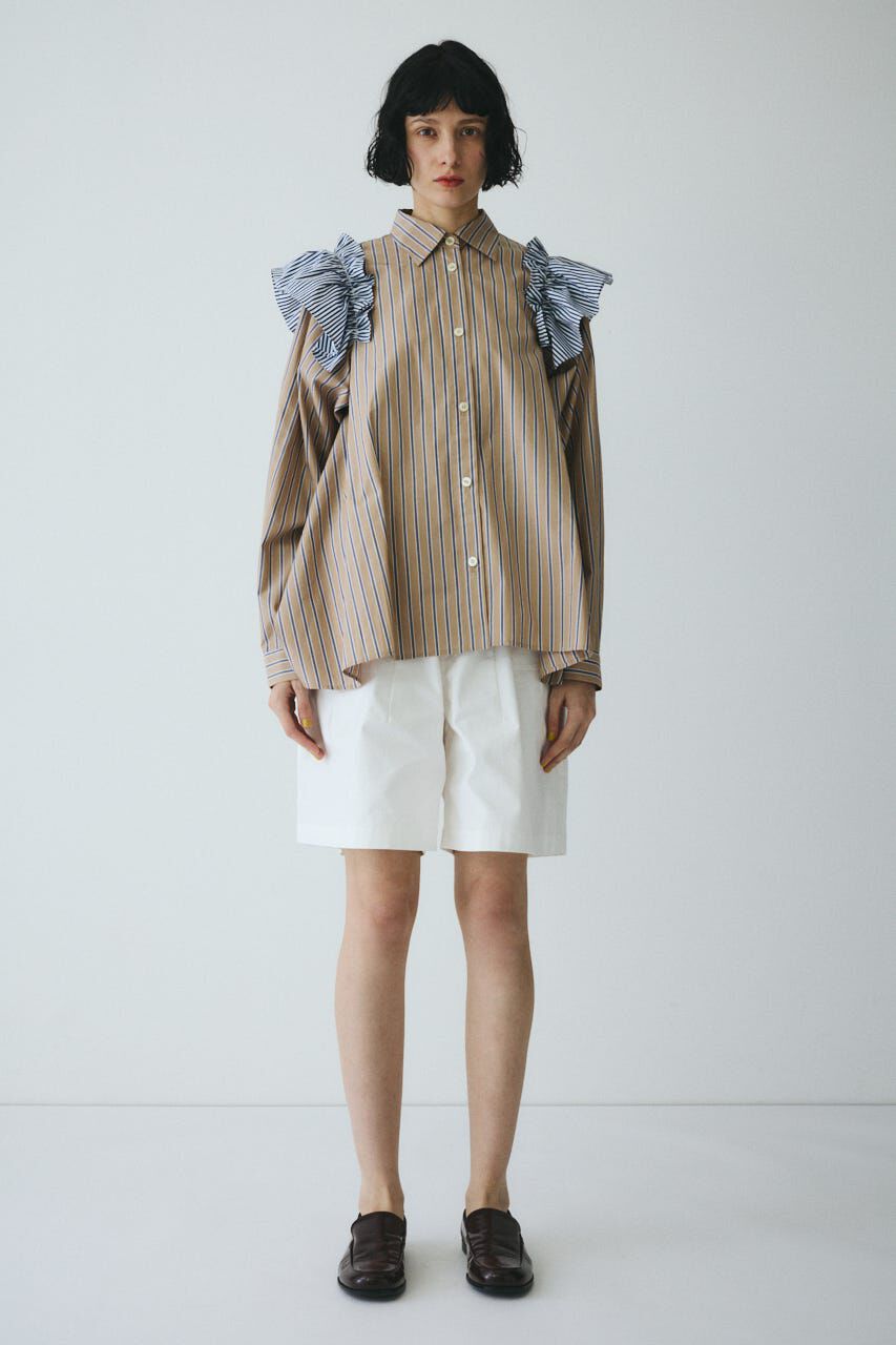HeRIN.CYE「［予約］Frill sleeve shirt」|シャツ・ブラウス|