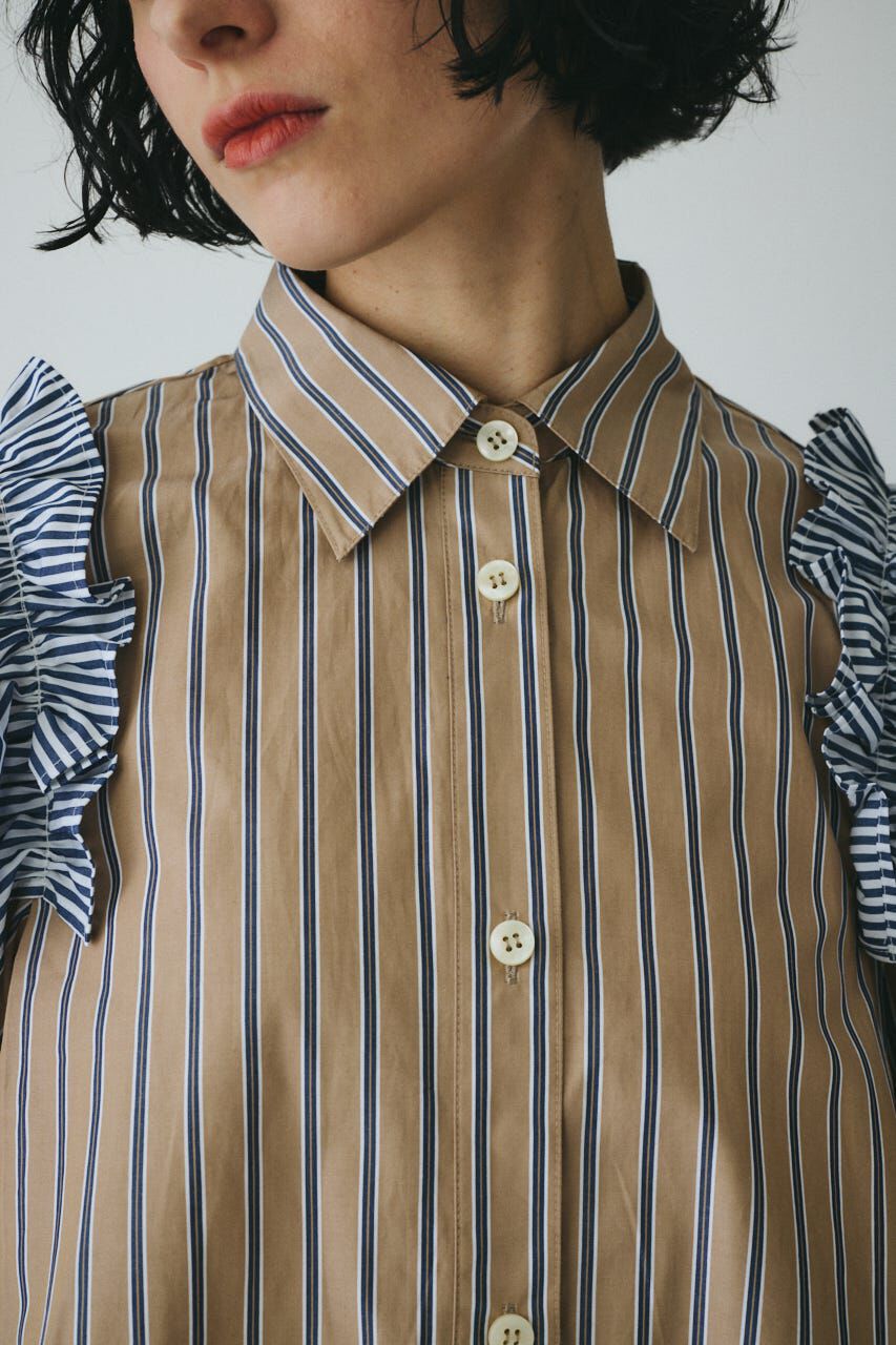 HeRIN.CYE「［予約］Frill sleeve shirt」|シャツ・ブラウス|