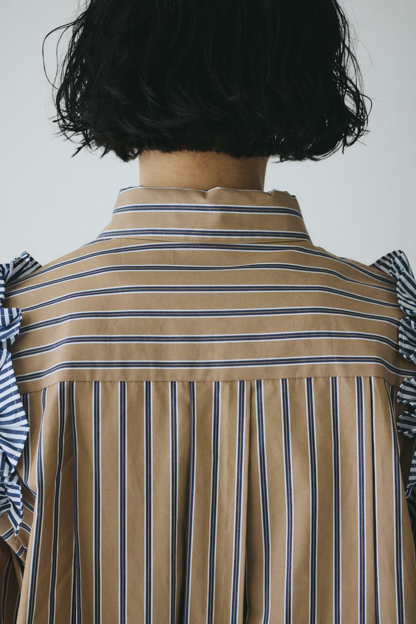 HeRIN.CYE「［予約］Frill sleeve shirt」|シャツ・ブラウス|