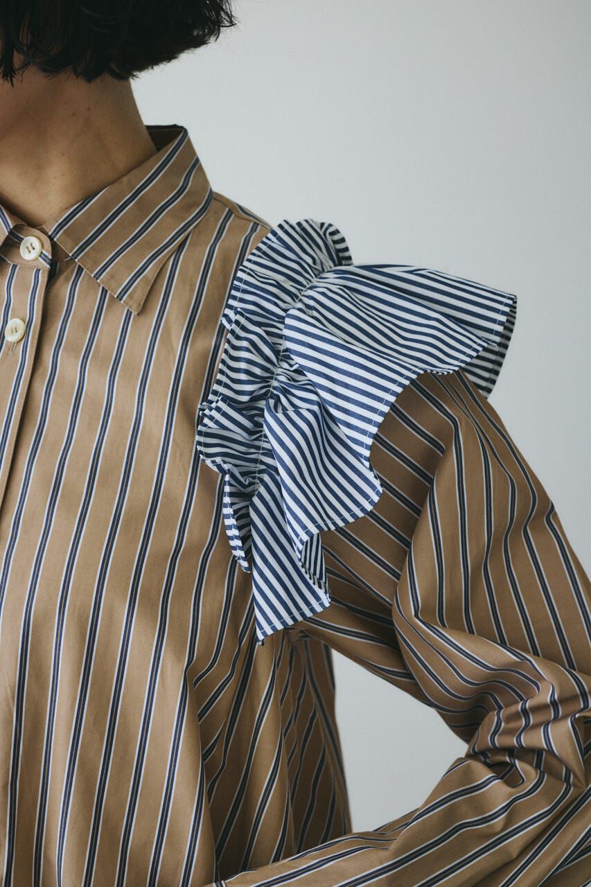 HeRIN.CYE「［予約］Frill sleeve shirt」|シャツ・ブラウス|