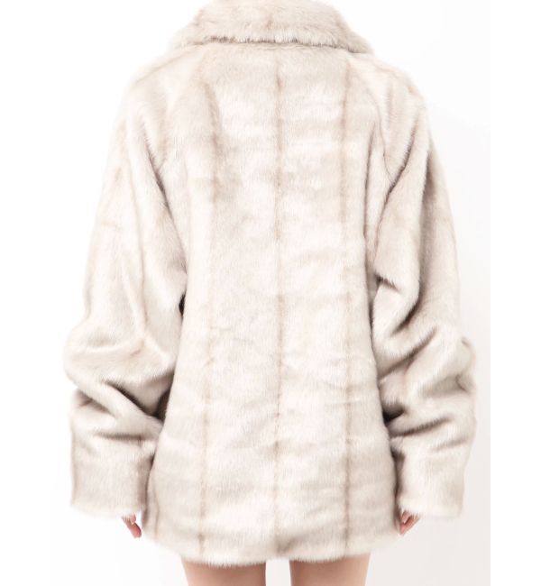 EMODA「ミディフェイクファーコート」|ダウン|