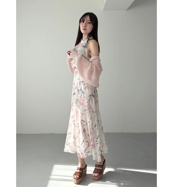 MERCURYDUO「花柄アメスリラッフルワンピース」|ワンピース|