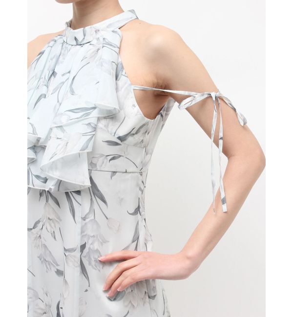 MERCURYDUO「花柄アメスリラッフルワンピース」|ワンピース|