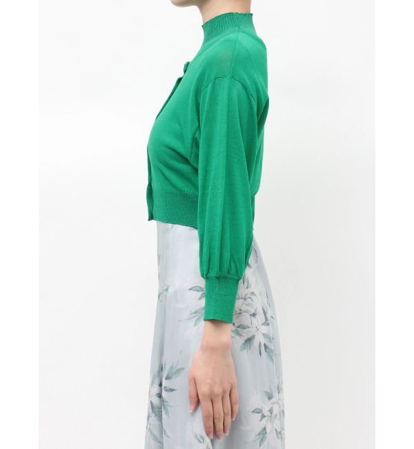 MERCURYDUO「2WAYシアーコンパクトカーディガン」|カーディガン|