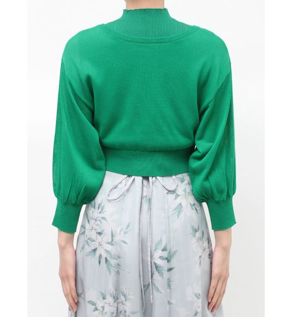 MERCURYDUO「2WAYシアーコンパクトカーディガン」|カーディガン|