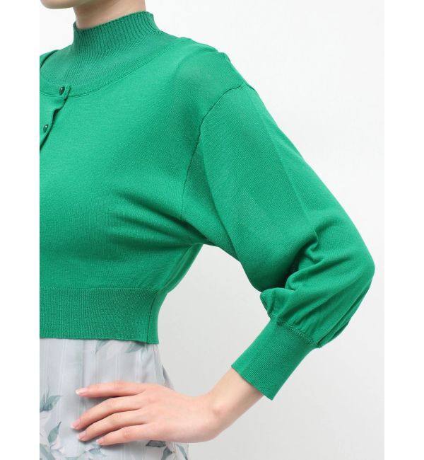 MERCURYDUO「2WAYシアーコンパクトカーディガン」|カーディガン|