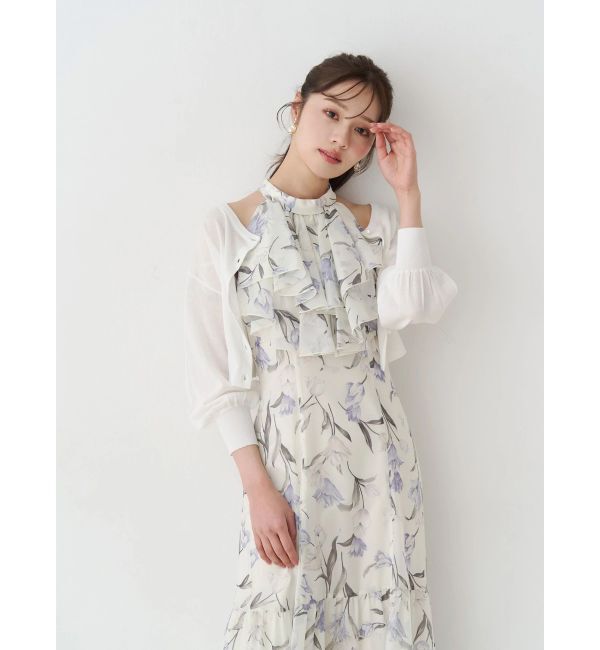 MERCURYDUO「2WAYシアーコンパクトカーディガン」|カーディガン|