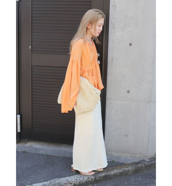 Ungrid「【ルミネ・RC限定】ギャザーボリュームショートブラウス」|シャツ・ブラウス|