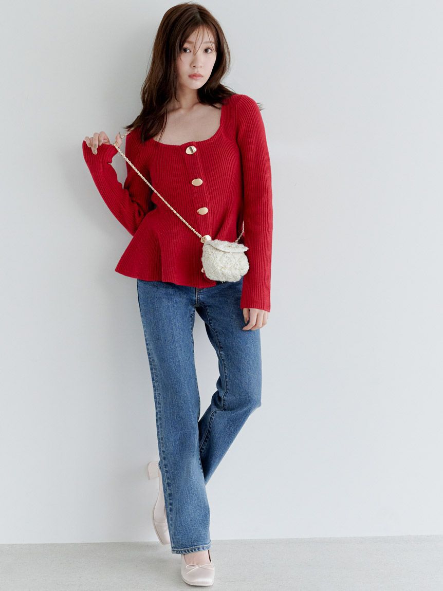 SNIDEL「チェーンミニバッグ」|ハンドバッグ|