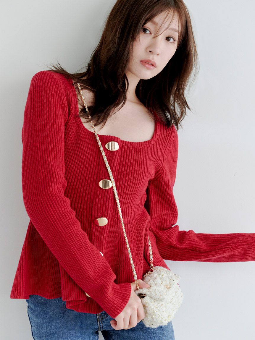 SNIDEL「チェーンミニバッグ」|ハンドバッグ|