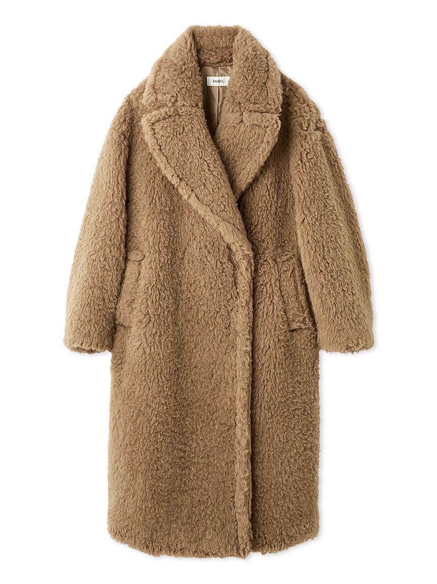 SNIDEL「ボアロングコート」|その他|