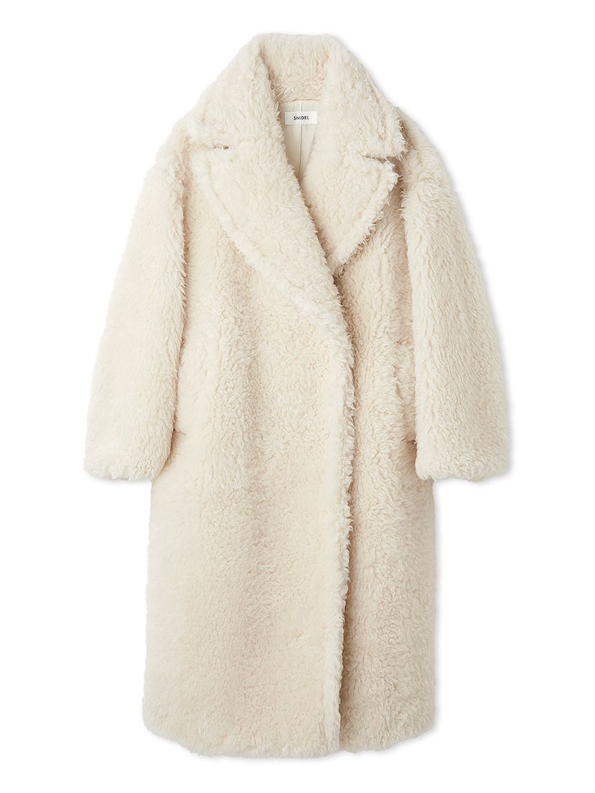 SNIDEL「ボアロングコート」|その他|