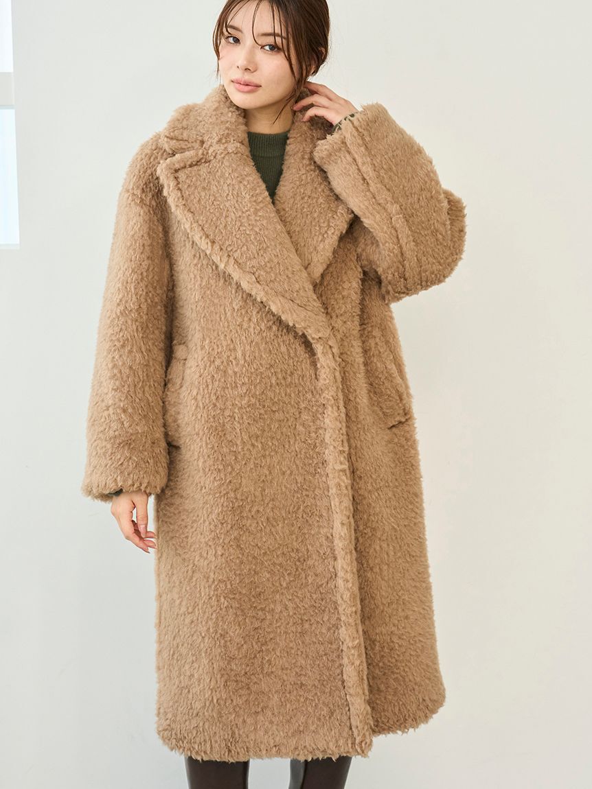 SNIDEL「ボアロングコート」|その他|