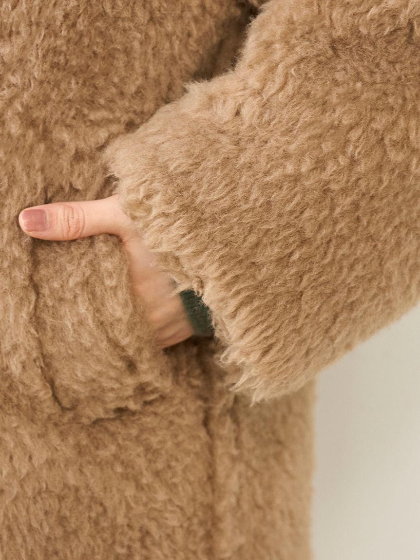 SNIDEL「ボアロングコート」|その他|