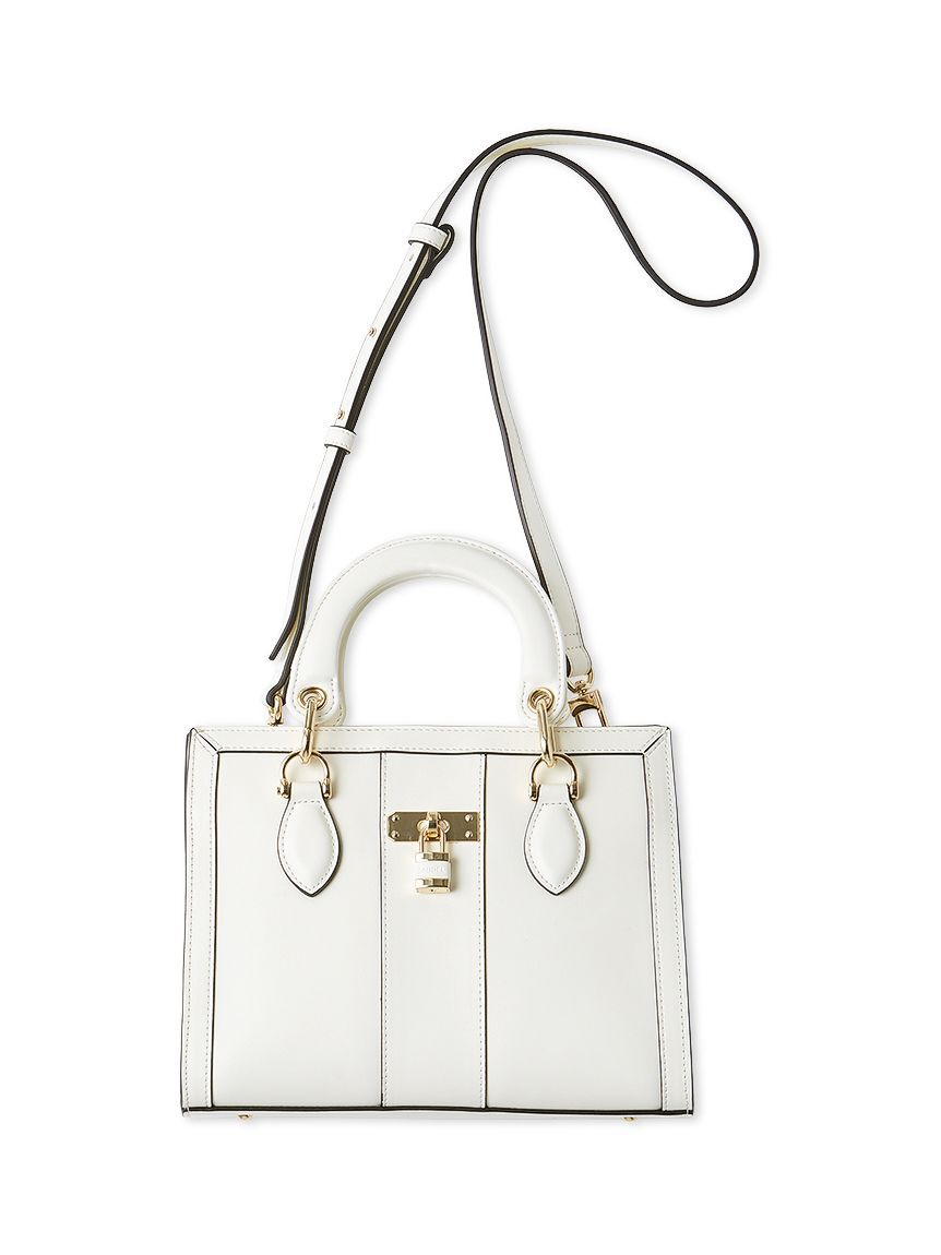 SNIDEL「スクエアパッドロックバッグ」|ハンドバッグ|