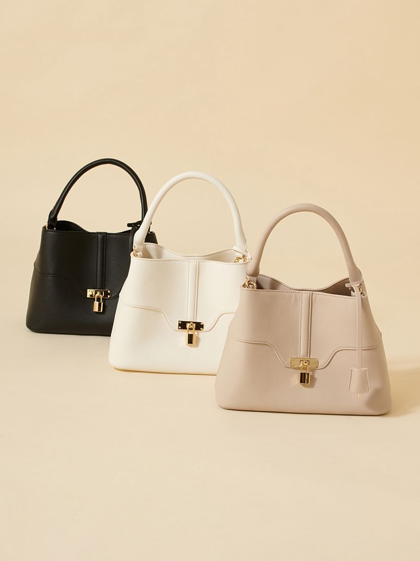 SNIDEL「パッドロックバッグ」|ハンドバッグ|