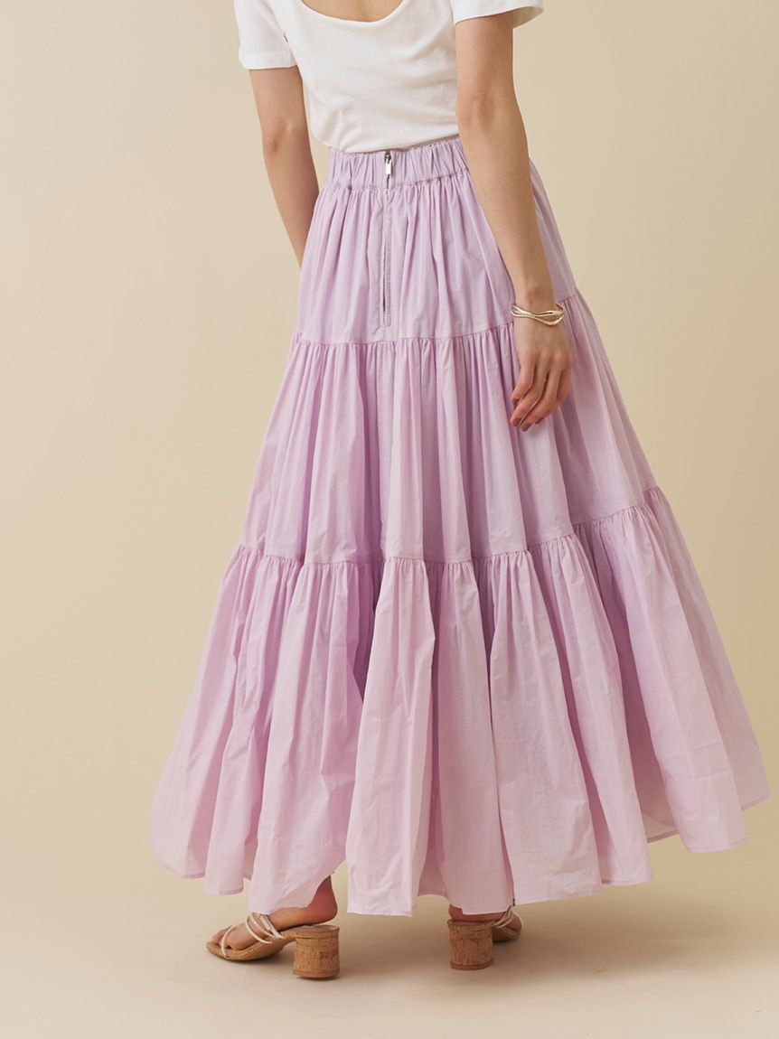 SNIDEL「ボリュームフレアスカート」|スカート|