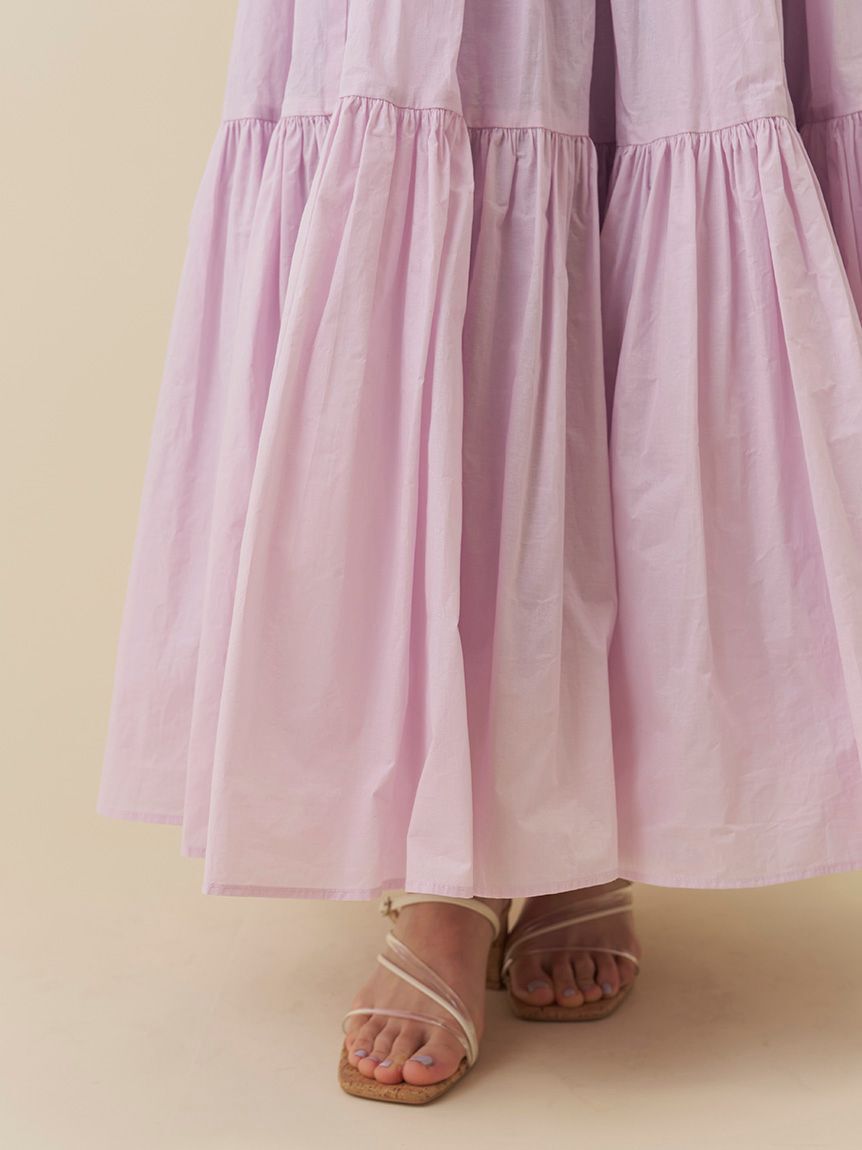 SNIDEL「ボリュームフレアスカート」|スカート|