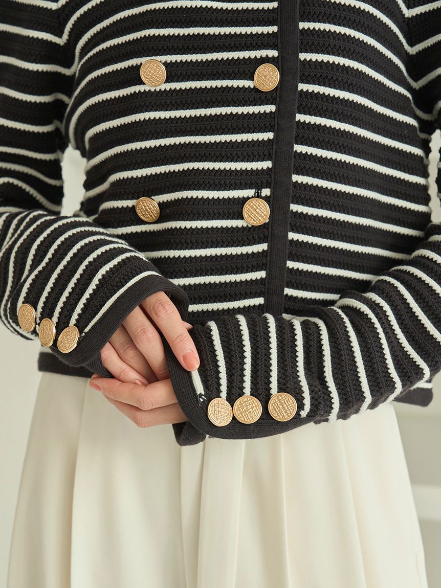 SNIDEL「クロシェライクカーディガン」|カーディガン|