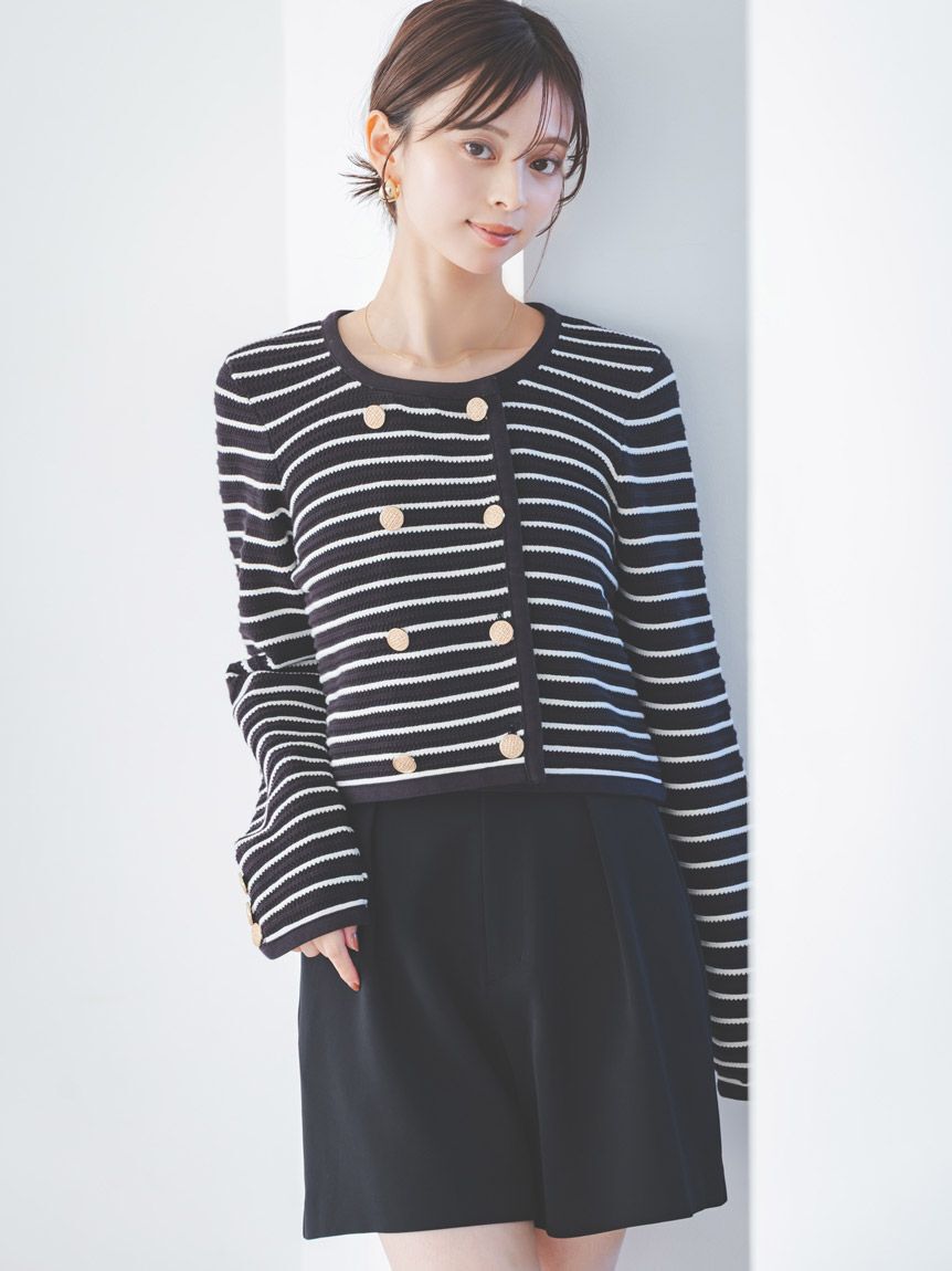 SNIDEL「クロシェライクカーディガン」|カーディガン|