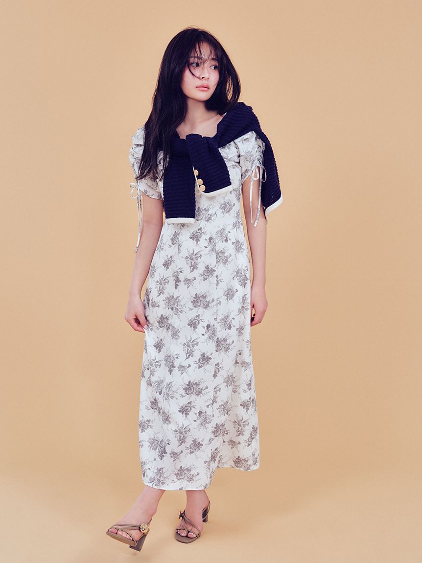 SNIDEL「クロシェライクカーディガン」|カーディガン|