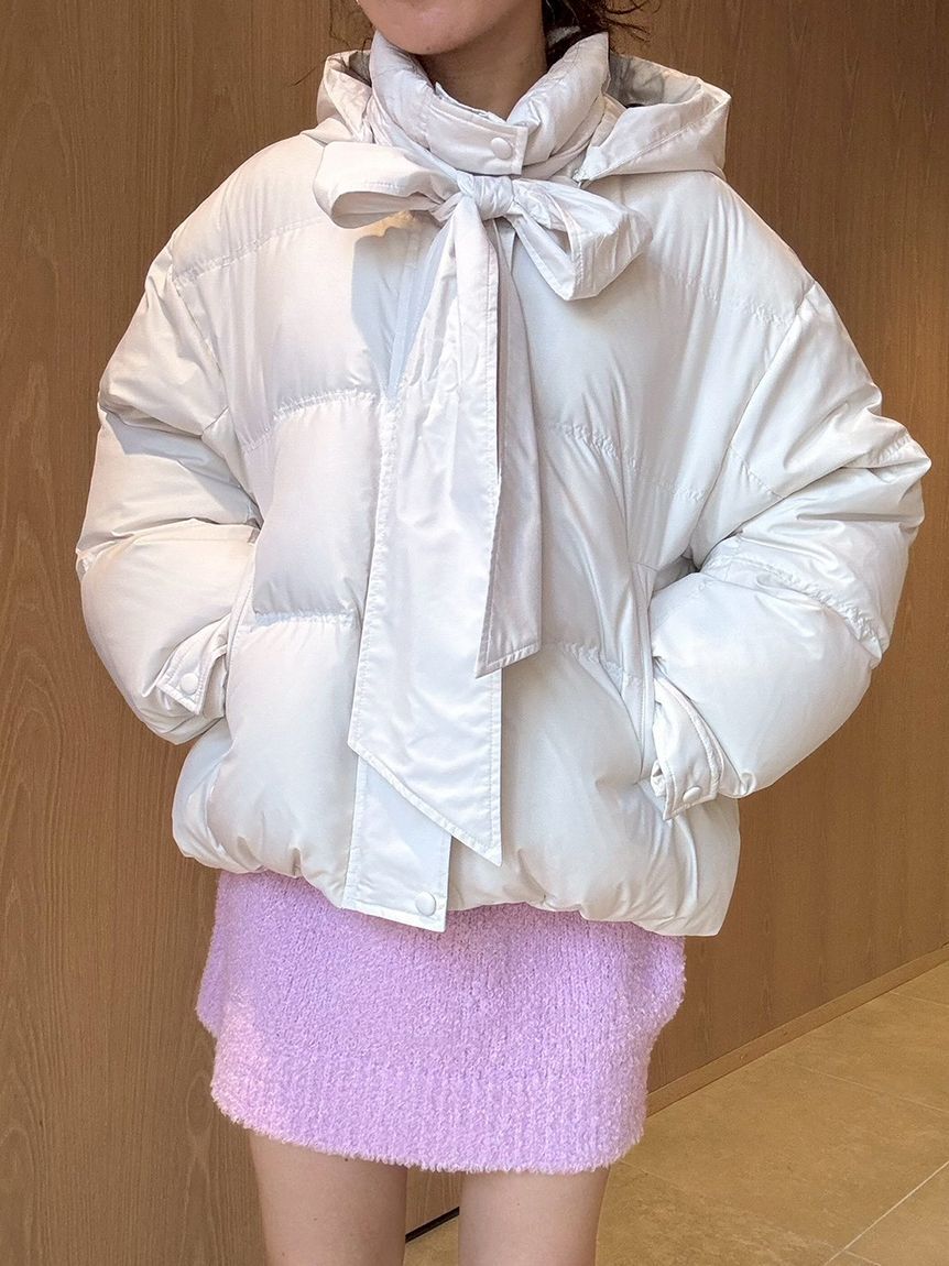 LILY BROWN「【WEB限定カラー】recycleリボンダウン」|ダウン|