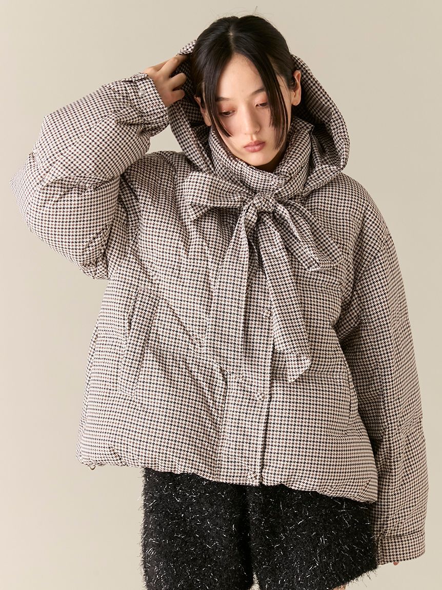 LILY BROWN「【WEB限定カラー】recycleリボンダウン」|ダウン|