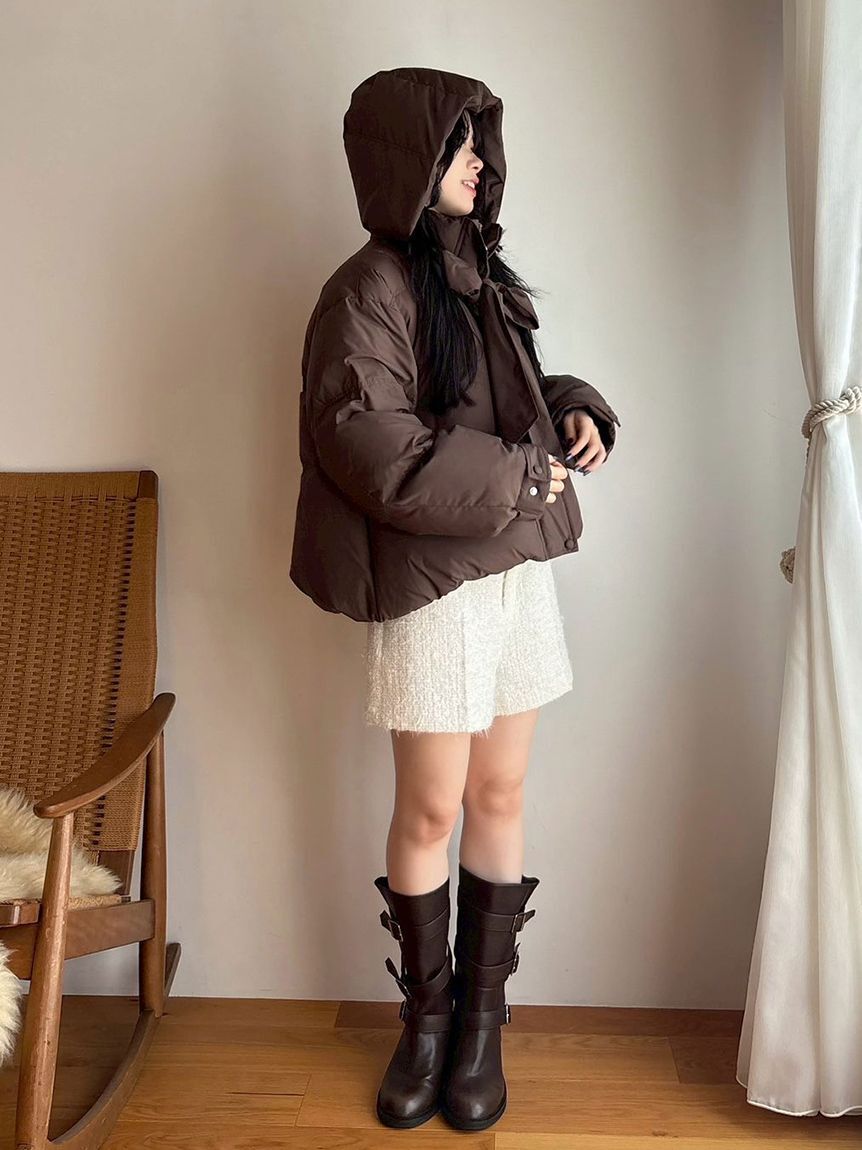 LILY BROWN「【WEB限定カラー】recycleリボンダウン」|ダウン|