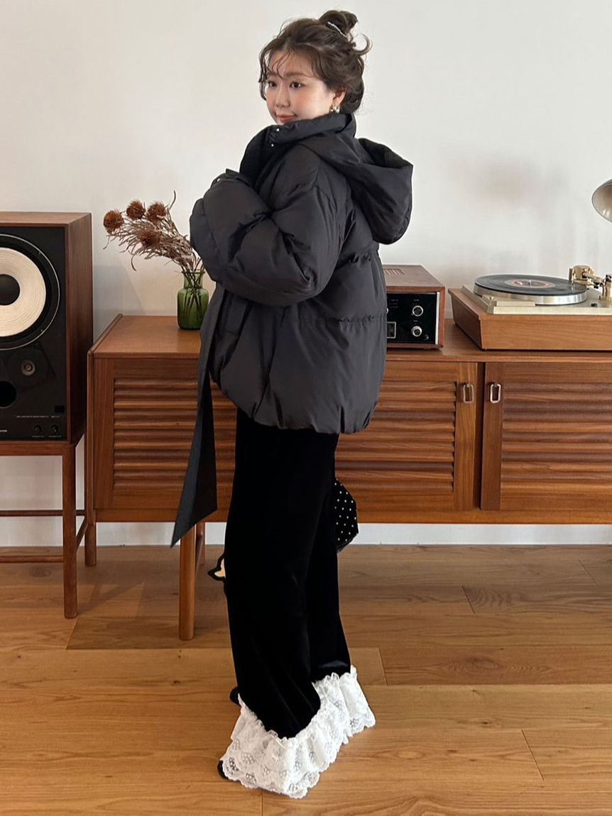 LILY BROWN「【WEB限定カラー】recycleリボンダウン」|ダウン|