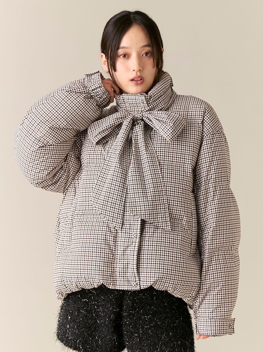 LILY BROWN「【WEB限定カラー】recycleリボンダウン」|ダウン|