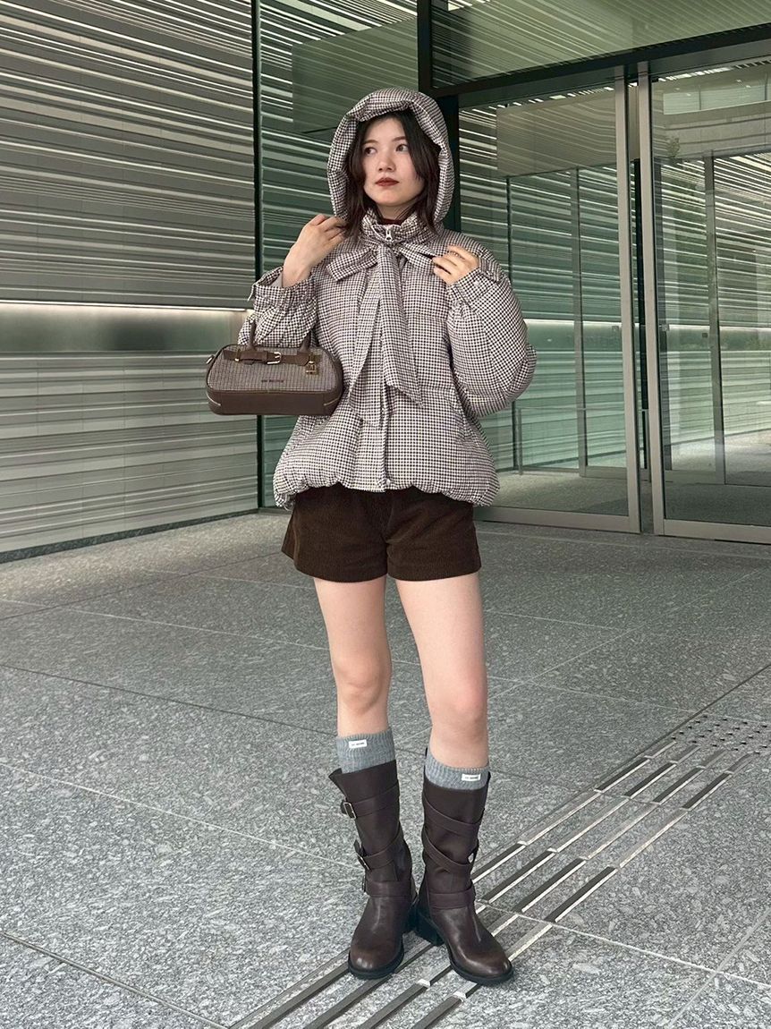 LILY BROWN「【WEB限定カラー】recycleリボンダウン」|ダウン|