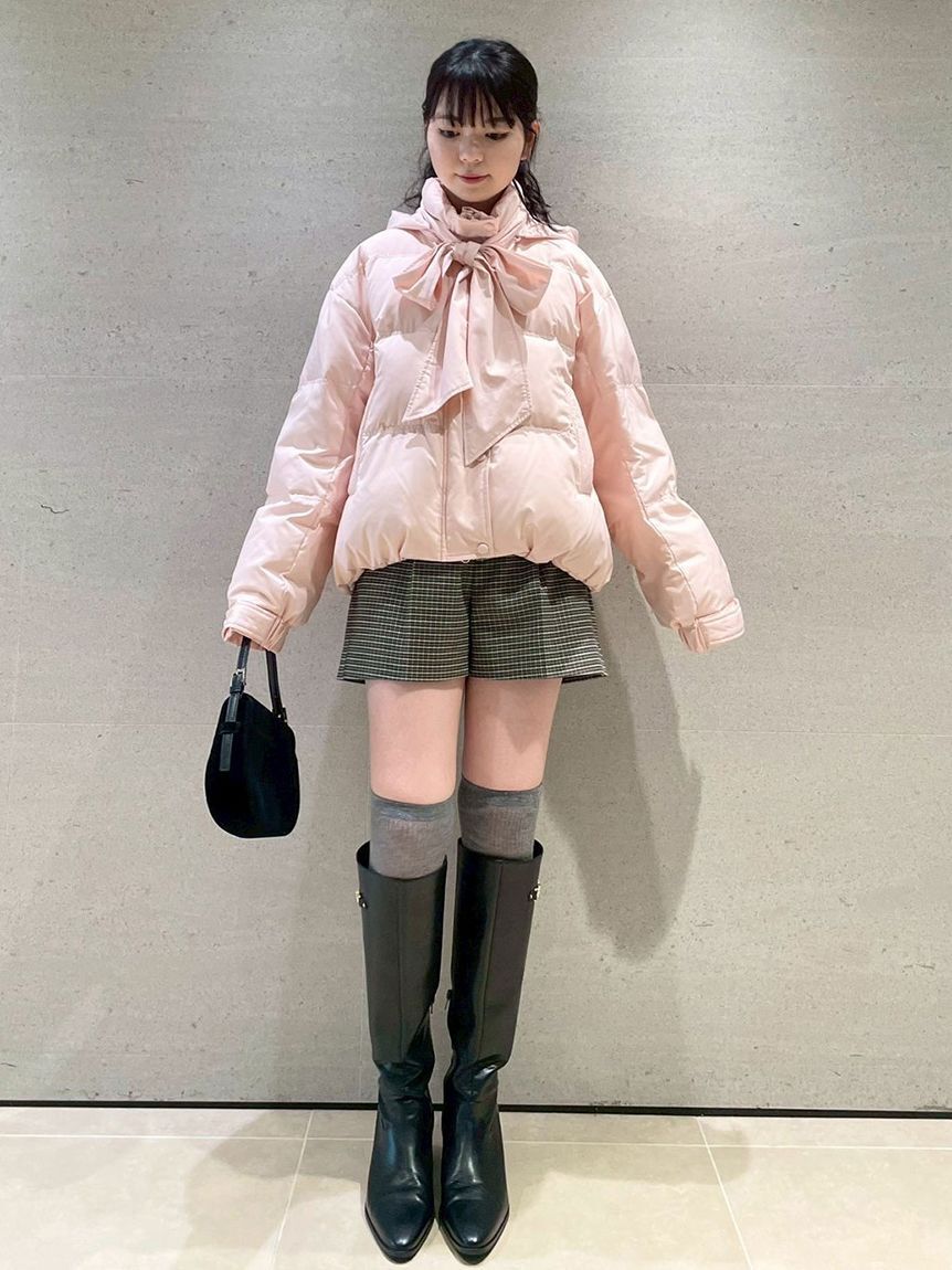 LILY BROWN「【WEB限定カラー】recycleリボンダウン」|ダウン|