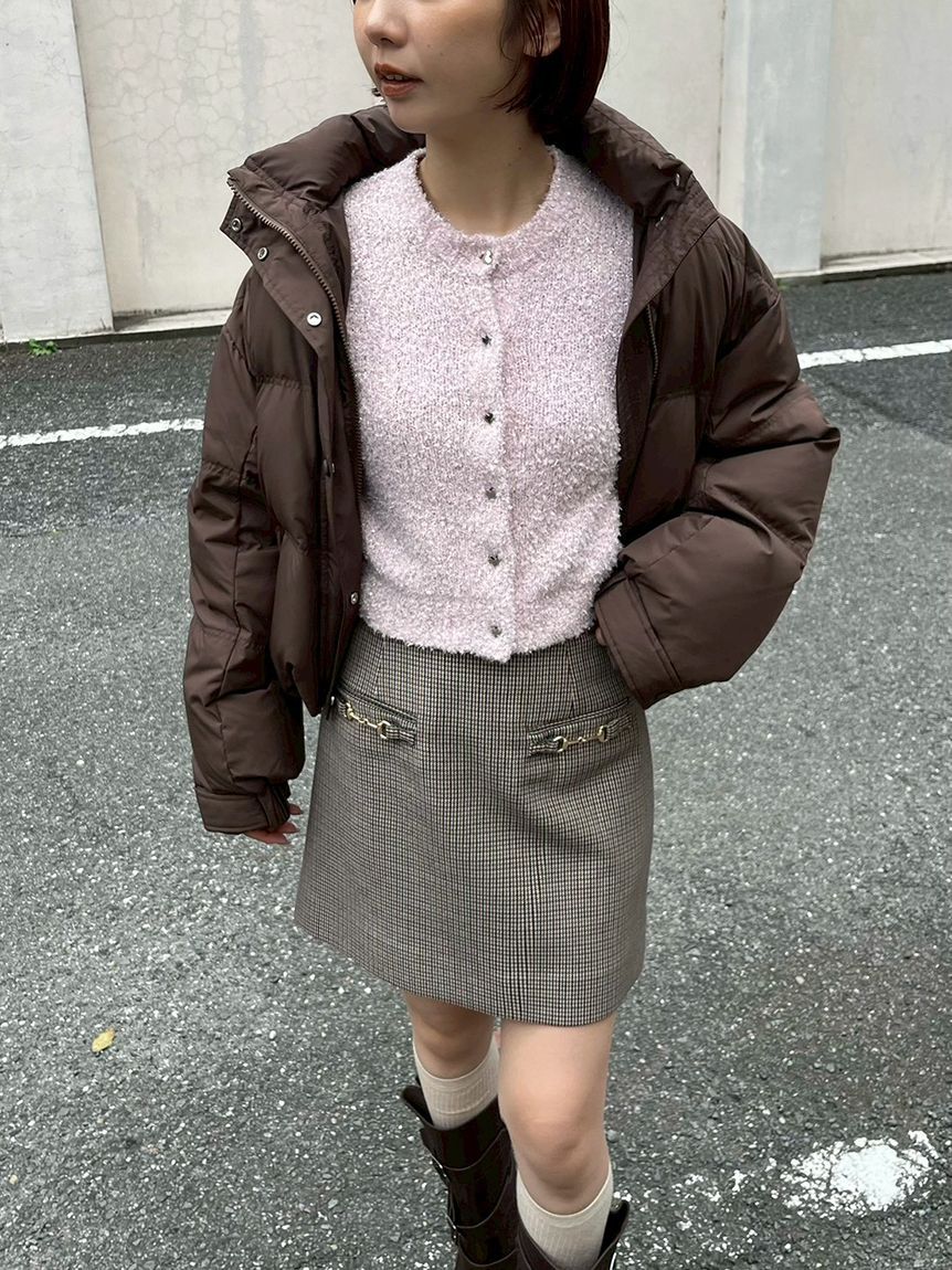 LILY BROWN「【WEB限定カラー】recycleリボンダウン」|ダウン|