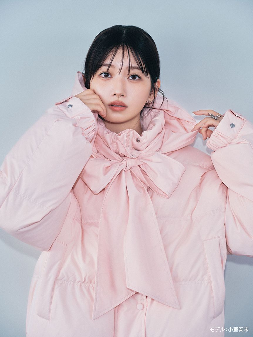 LILY BROWN「【WEB限定カラー】recycleリボンダウン」|ダウン|PNK