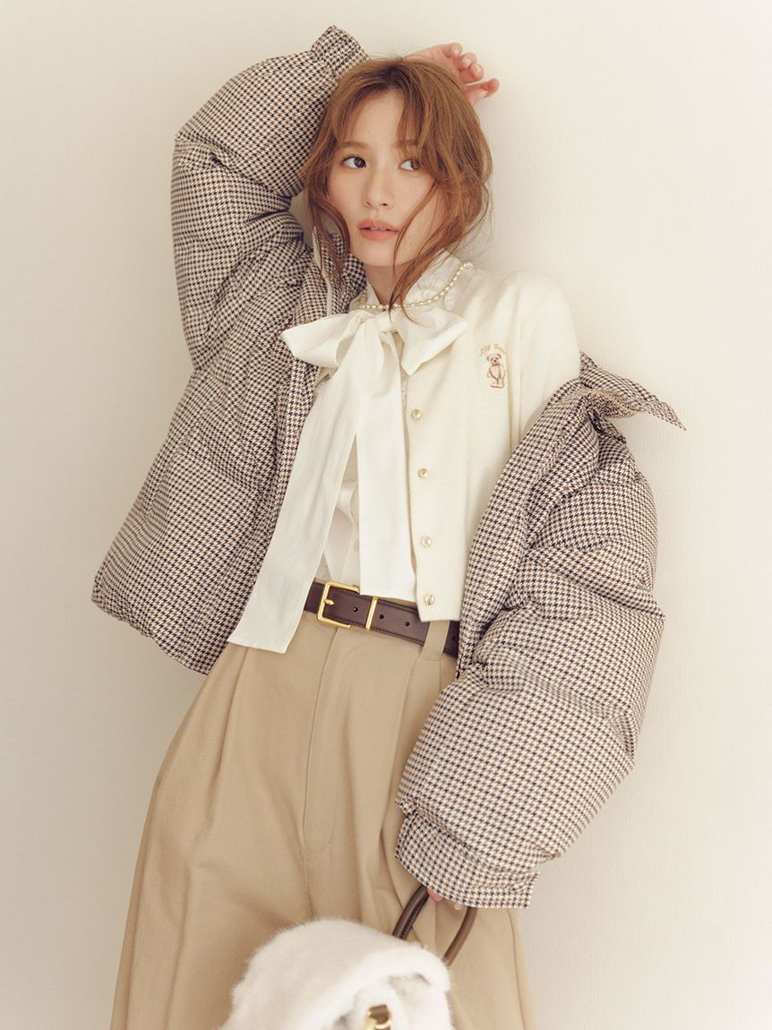 LILY BROWN「【WEB限定カラー】recycleリボンダウン」|ダウン|CHECK