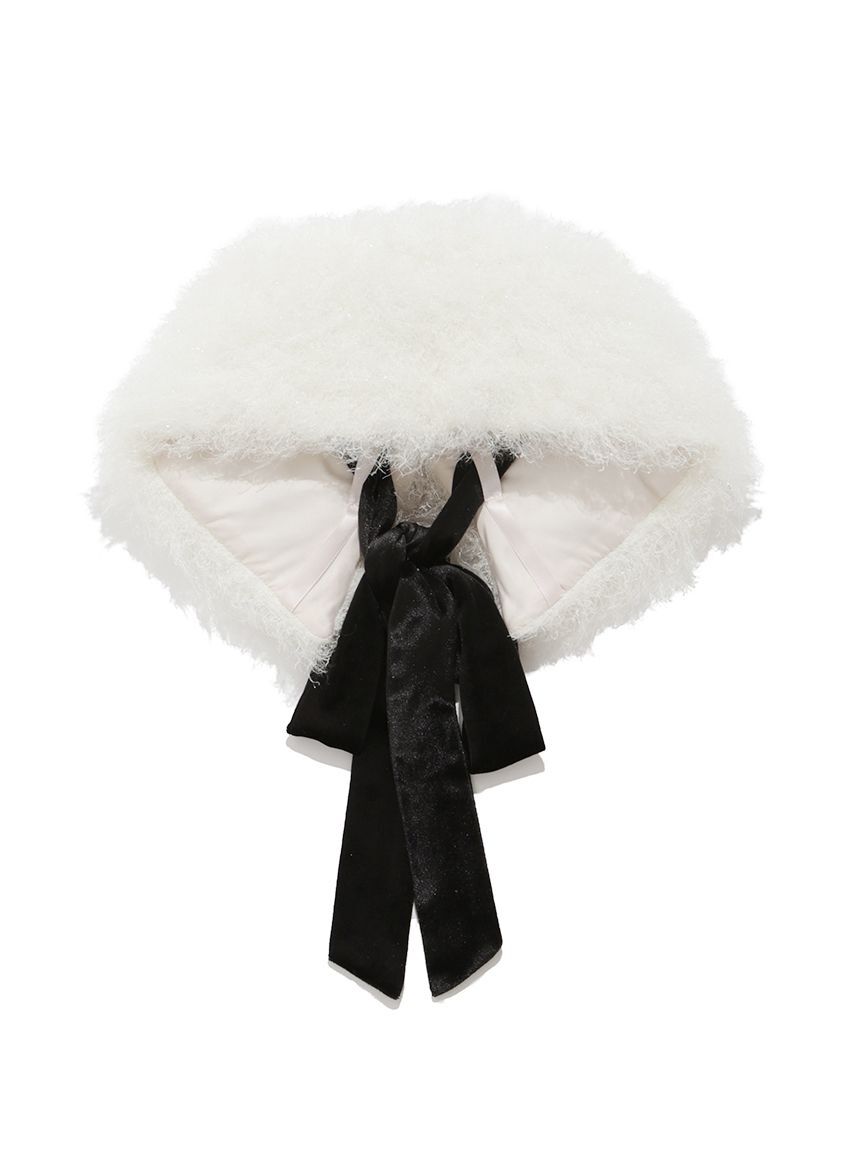 LILY BROWN「2wayベロアリボンティペット」|マフラー|