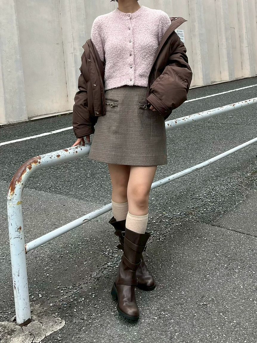 LILY BROWN「ラメニットカーディガン」|カーディガン|