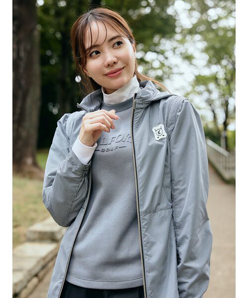 CELFORD「【CELFORD GOLF】　ペプラムブルゾン」|その他|BLK