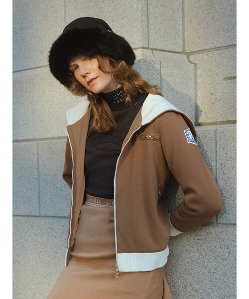 CELFORD「【CELFORD GOLF】　ニット２ＷＡＹフードアウター」|その他|