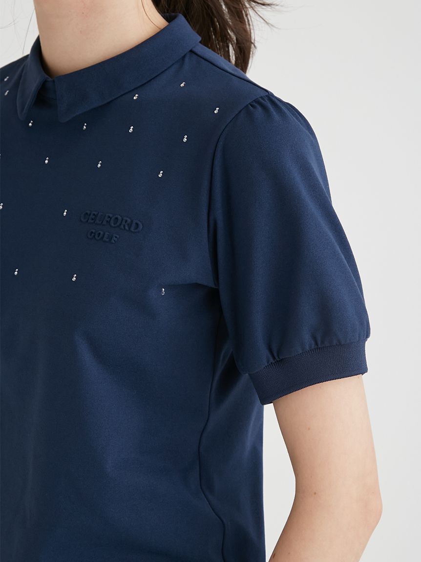 CELFORD「【CELFORD GOLF】衿付きラインストーントップス」|その他|