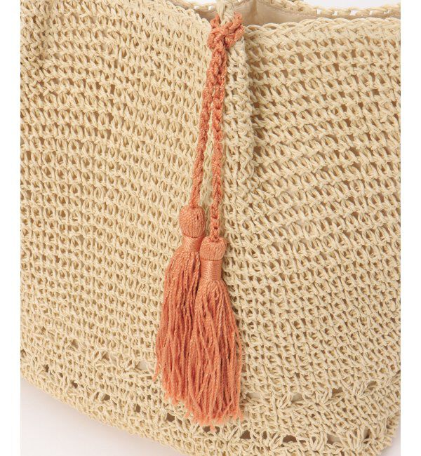 Lbc with Life「雑材タッセル付きトートバッグ」|その他|