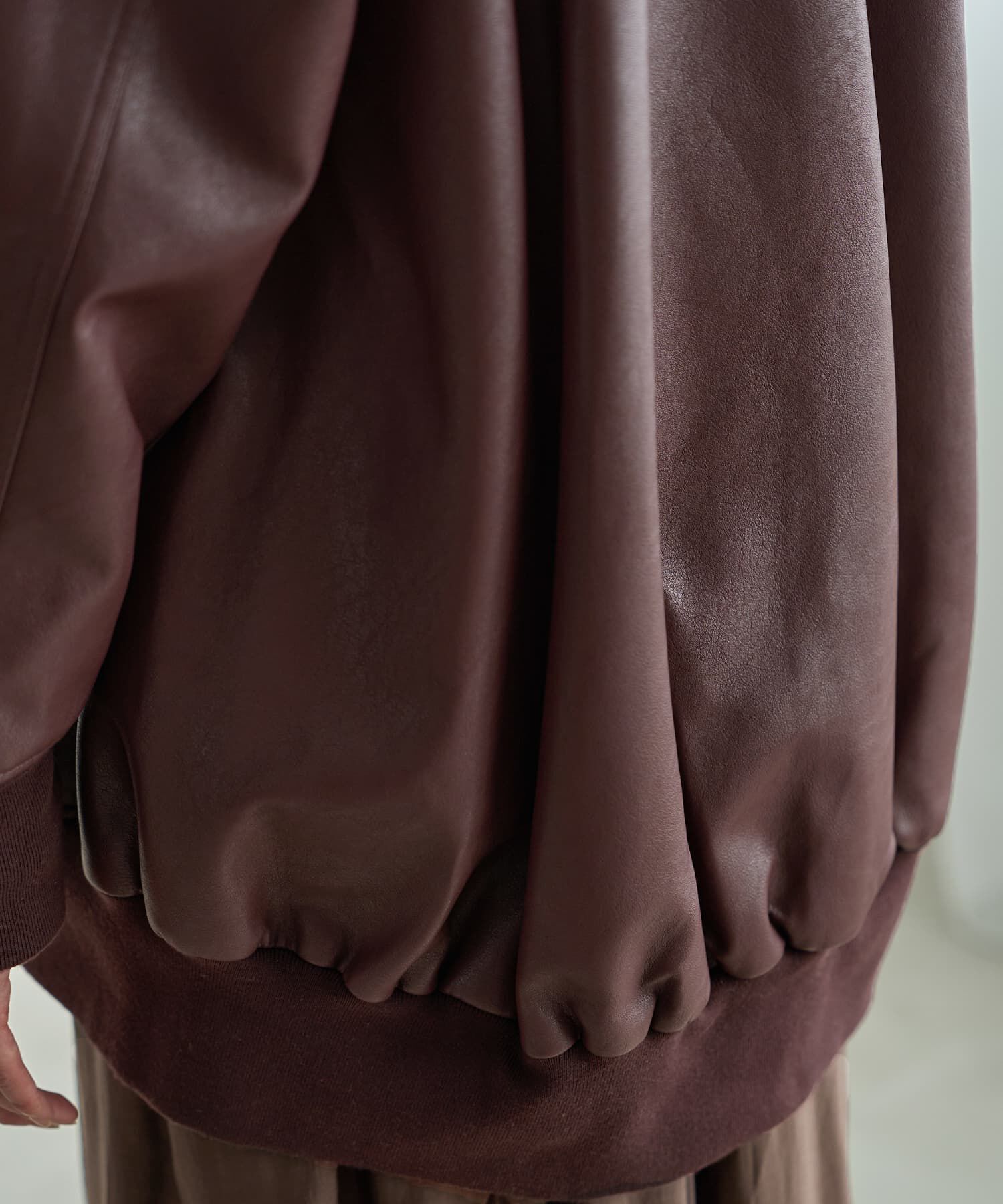 STYLE DELI「フェイクレザーBIGブルゾン」|ブルゾン・スタジャン|