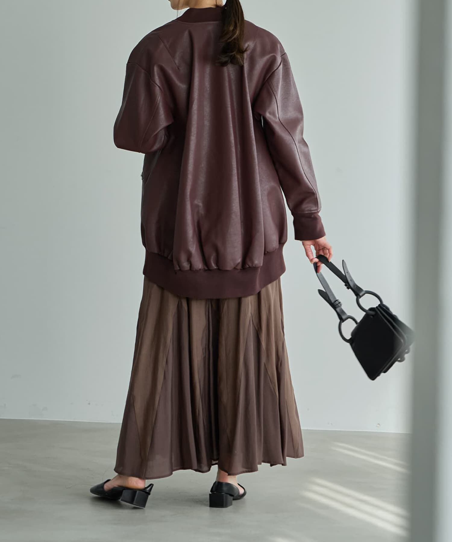 STYLE DELI「フェイクレザーBIGブルゾン」|ブルゾン・スタジャン|