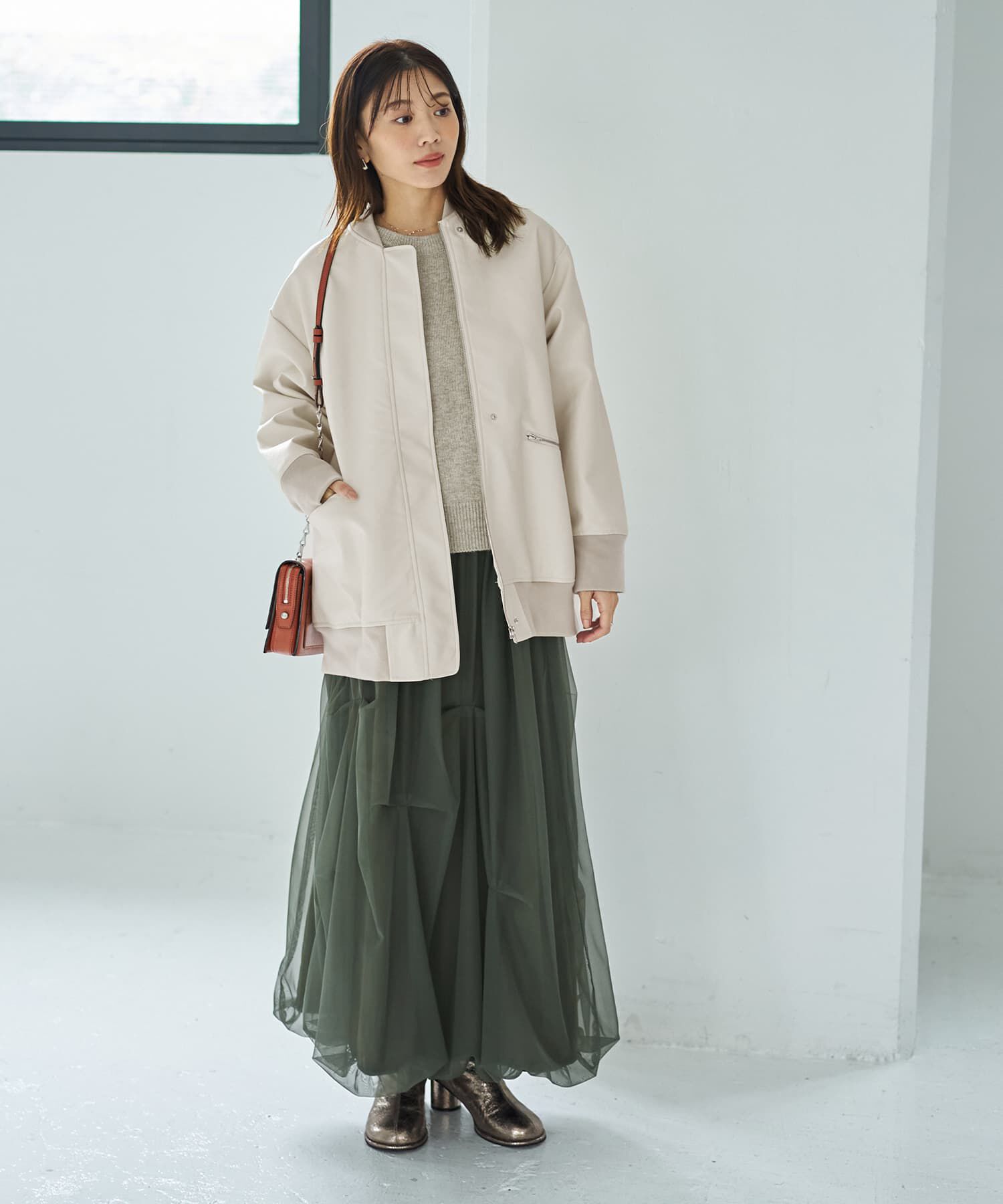 STYLE DELI「フェイクレザーBIGブルゾン」|ブルゾン・スタジャン|