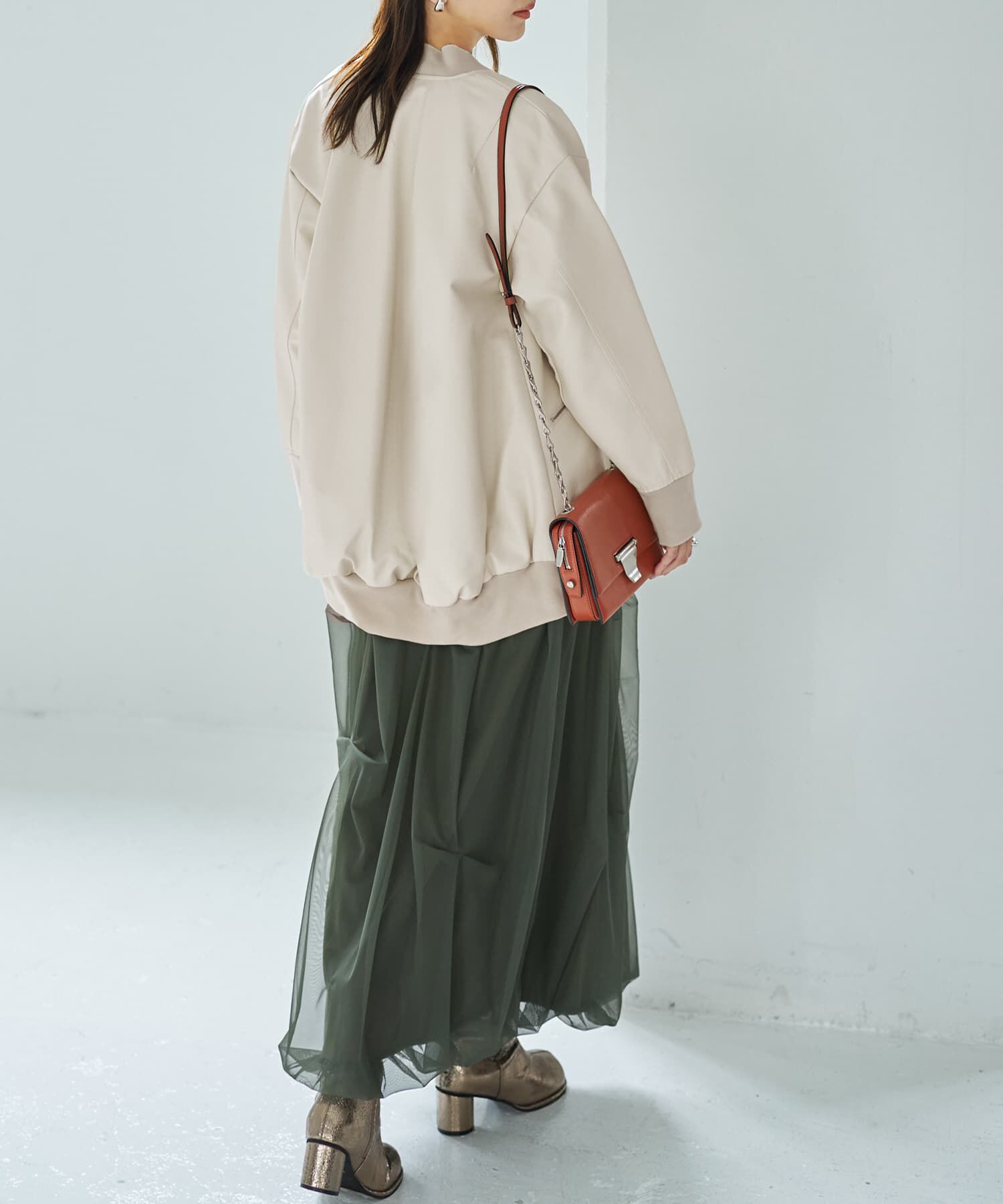 STYLE DELI「フェイクレザーBIGブルゾン」|ブルゾン・スタジャン|